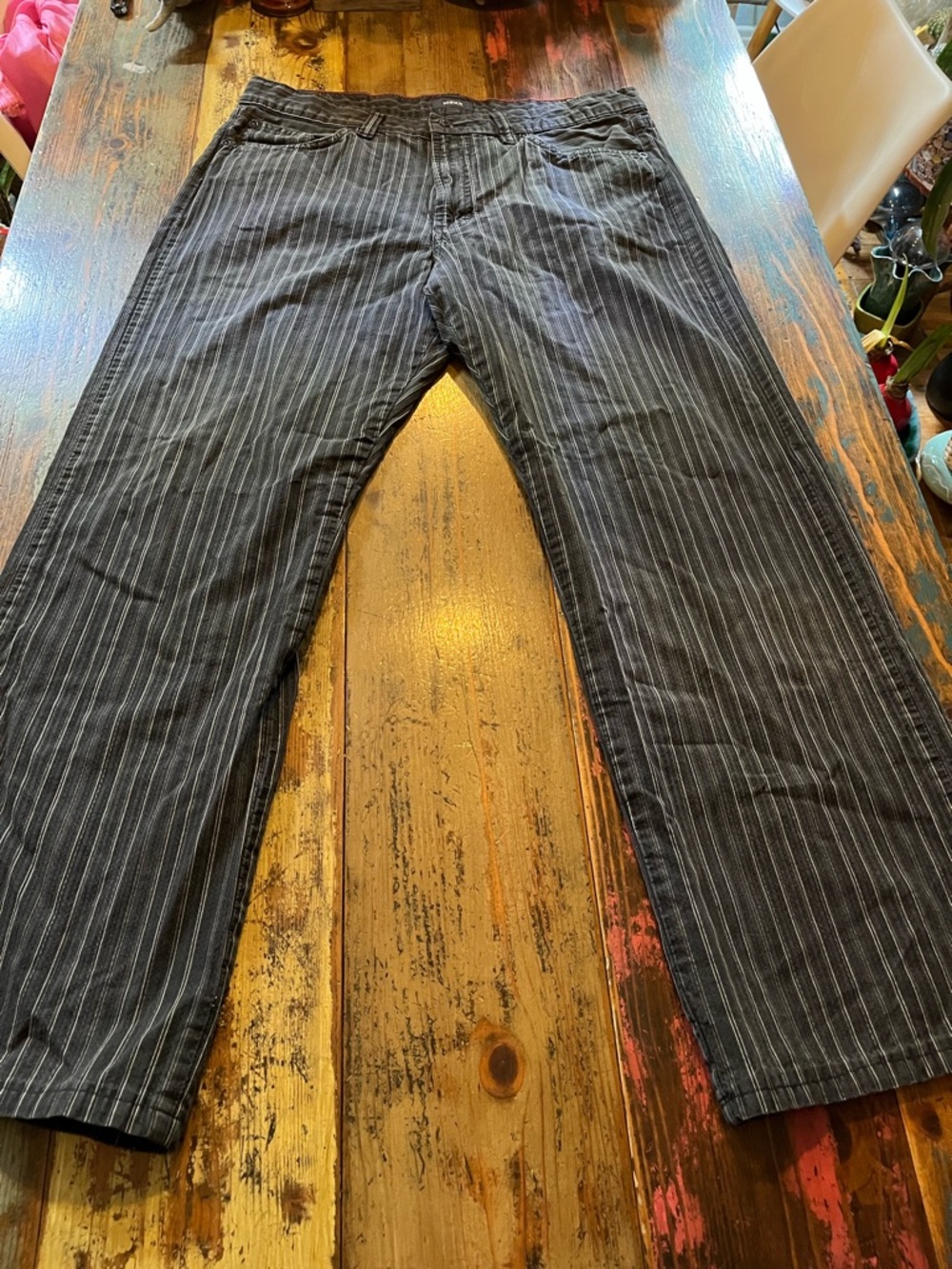 Vintage Mexx Black Pinstriped Trousers